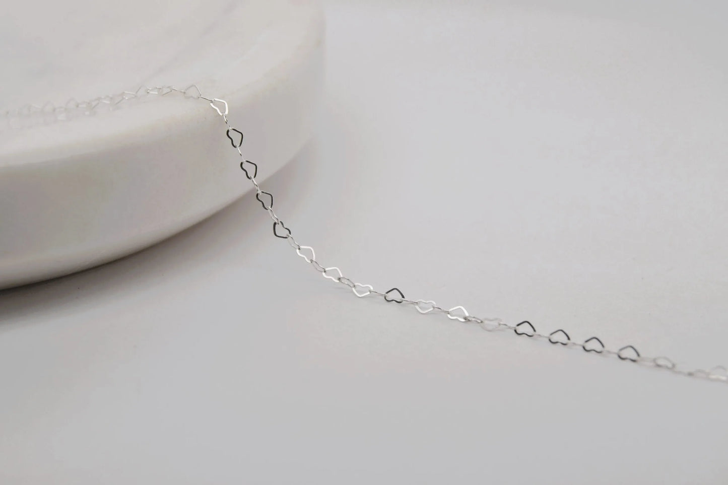 Sterling Silver Heart Chain
