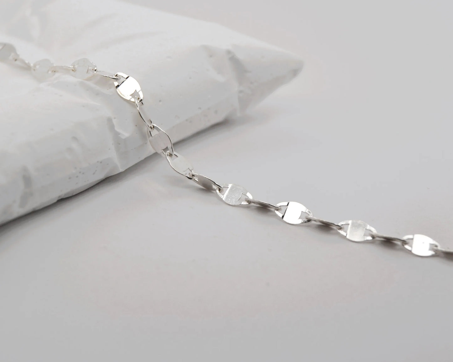 Fancy Lip Chain 925 Sterling Silver