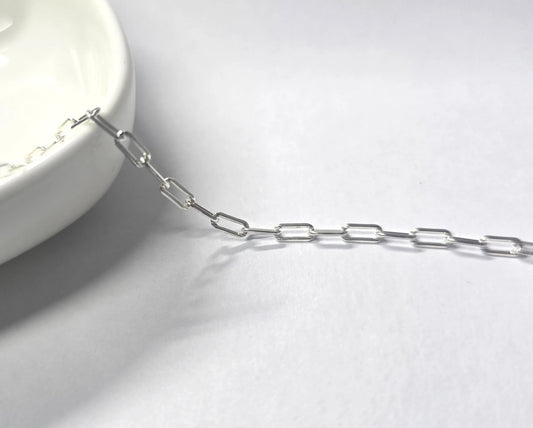 Small Diamond Cut Paperclip