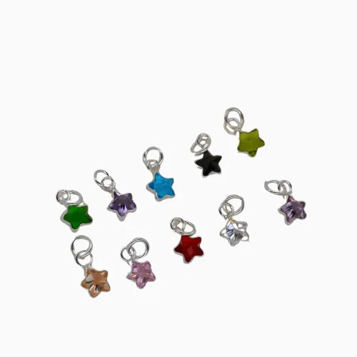 Star Birthstone Charms