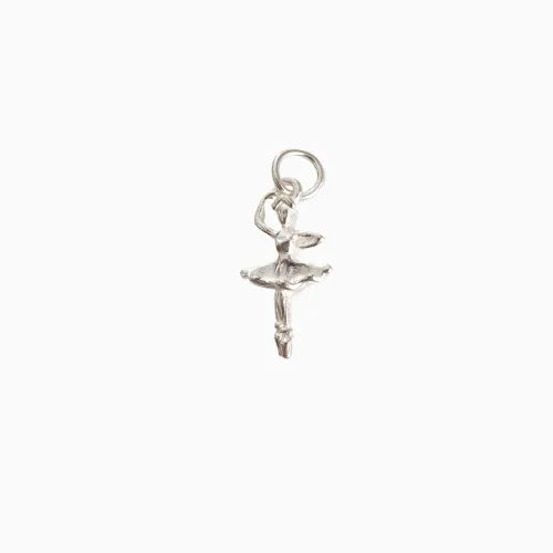 Silver Ballerina Charm