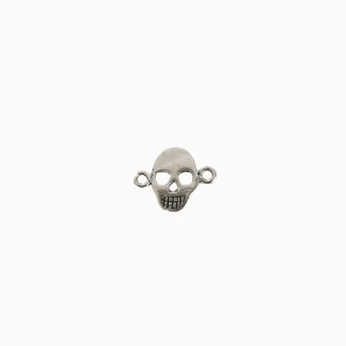Skull Connector Silver