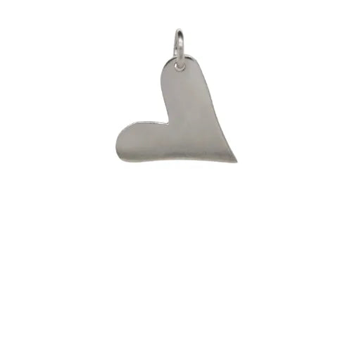 Wonky Heart Sterling Silver