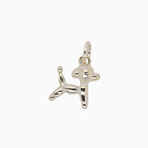 Balloon Dog Silver Charm