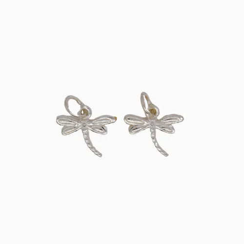 Silver Dragonfly Charm
