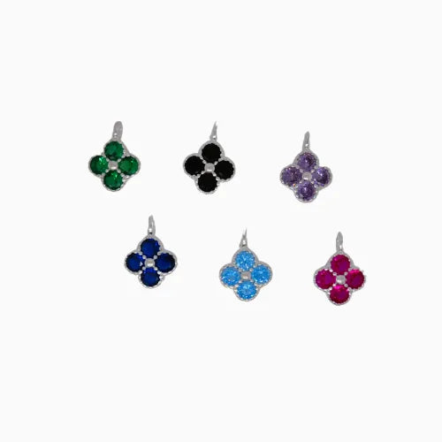 Silver Clover Charm