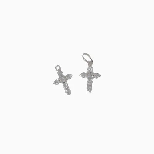 Bling Silver Cross