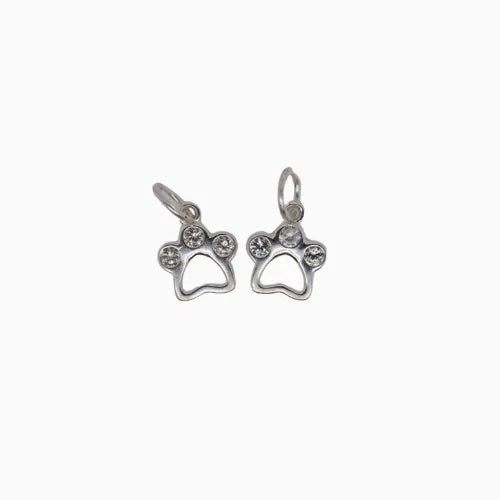 Silver Animal Paw Charm