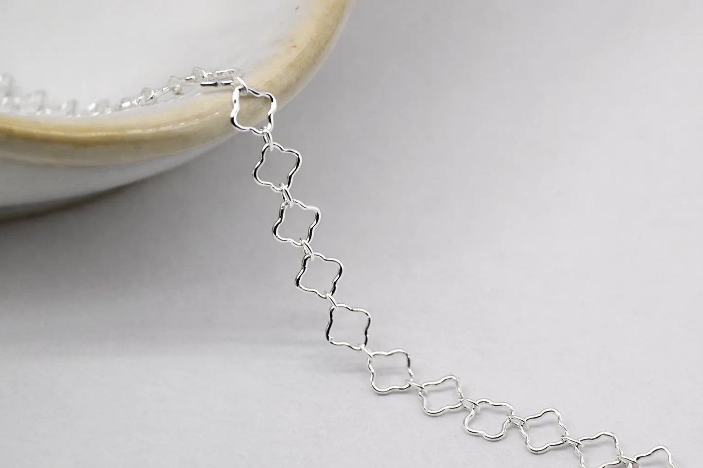 Clover Sterling Silver Chain