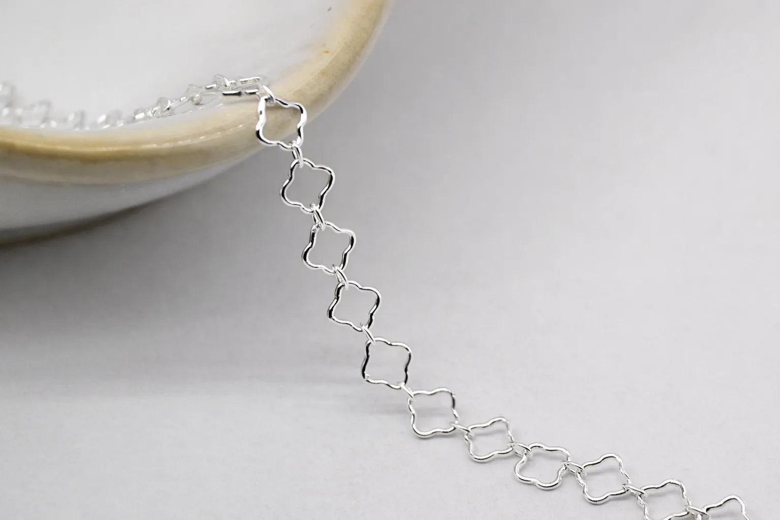 Clover Sterling Silver Chain