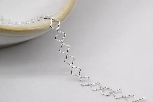 Clover Sterling Silver Chain