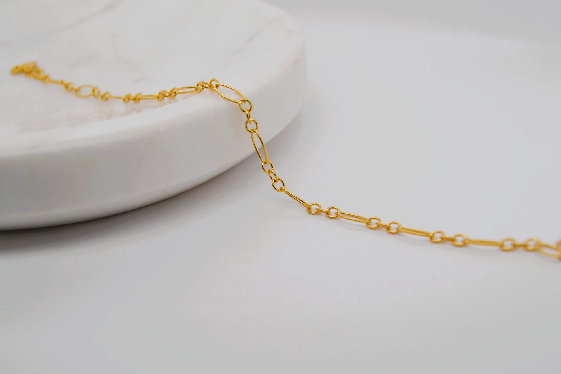 Oval Fiagro Gold Filled Chain