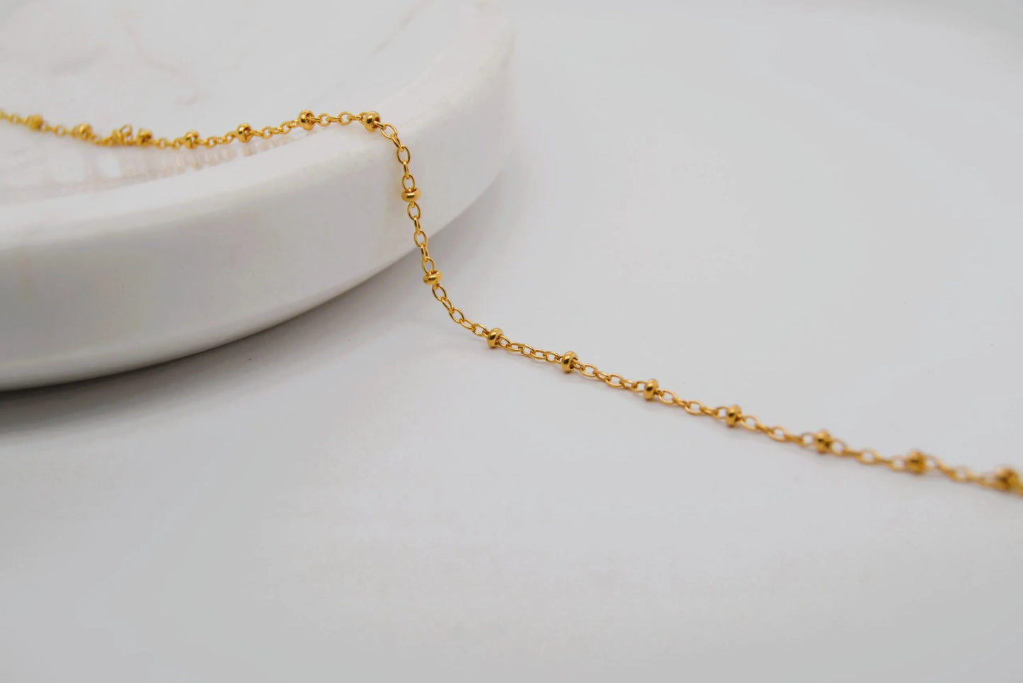 Beaded Gold Filled Chain