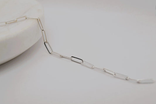 Medium Paperclip Chain Silver 925