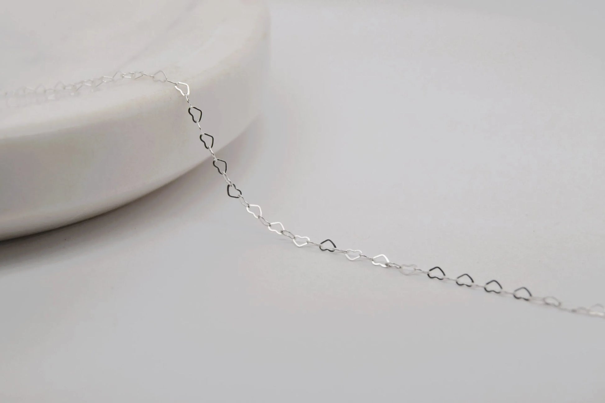 Sterling Silver Heart Chain