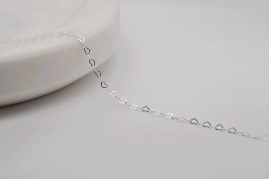 Sterling Silver Heart Chain