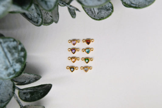 Heart Connector Gold Filled
