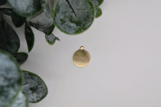 Gold Filled Blank Disc