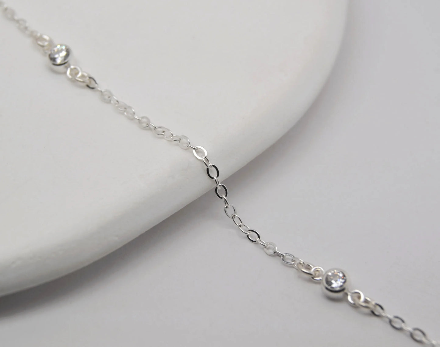 Silver Chain with Charms