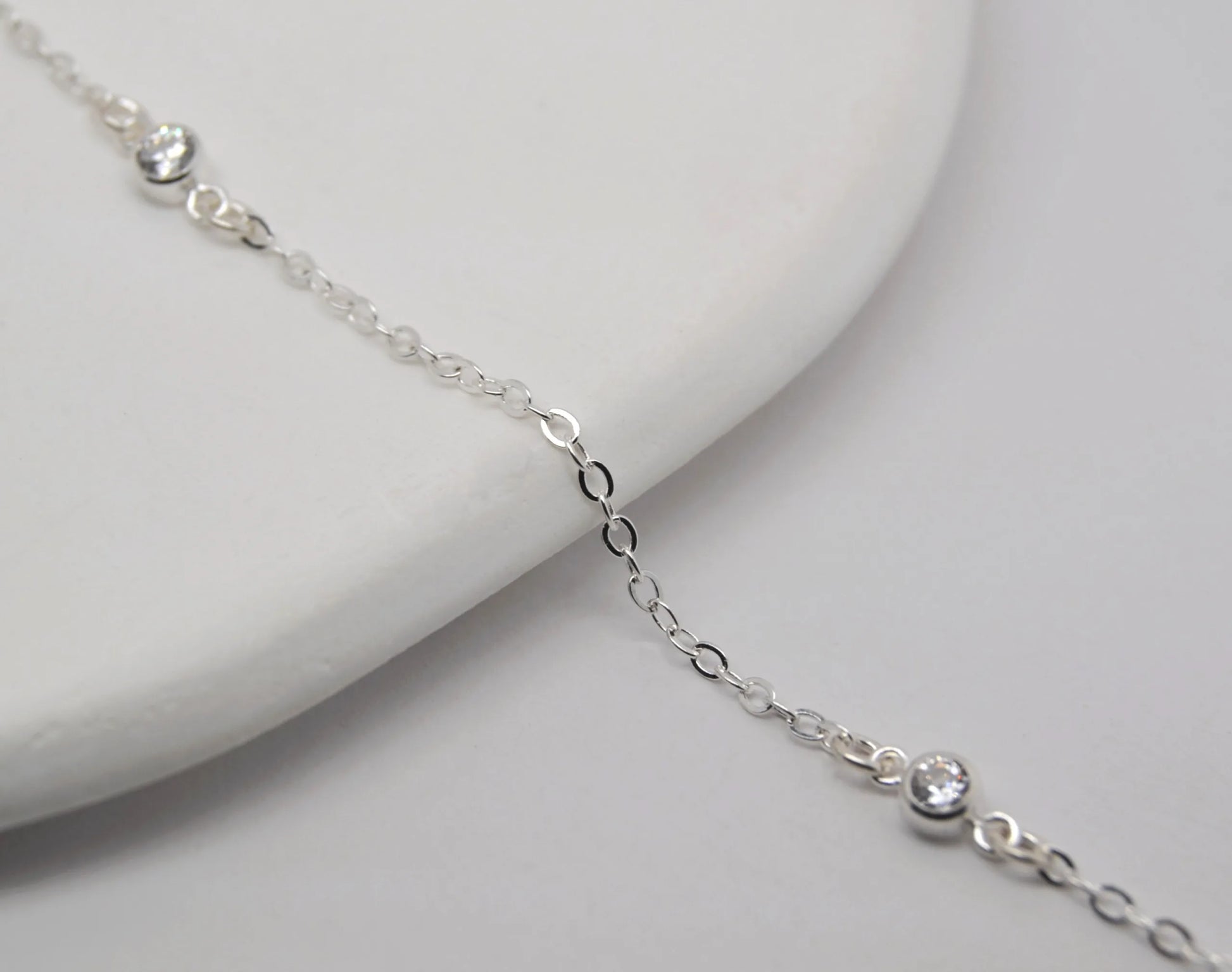 Silver Chain with Charms
