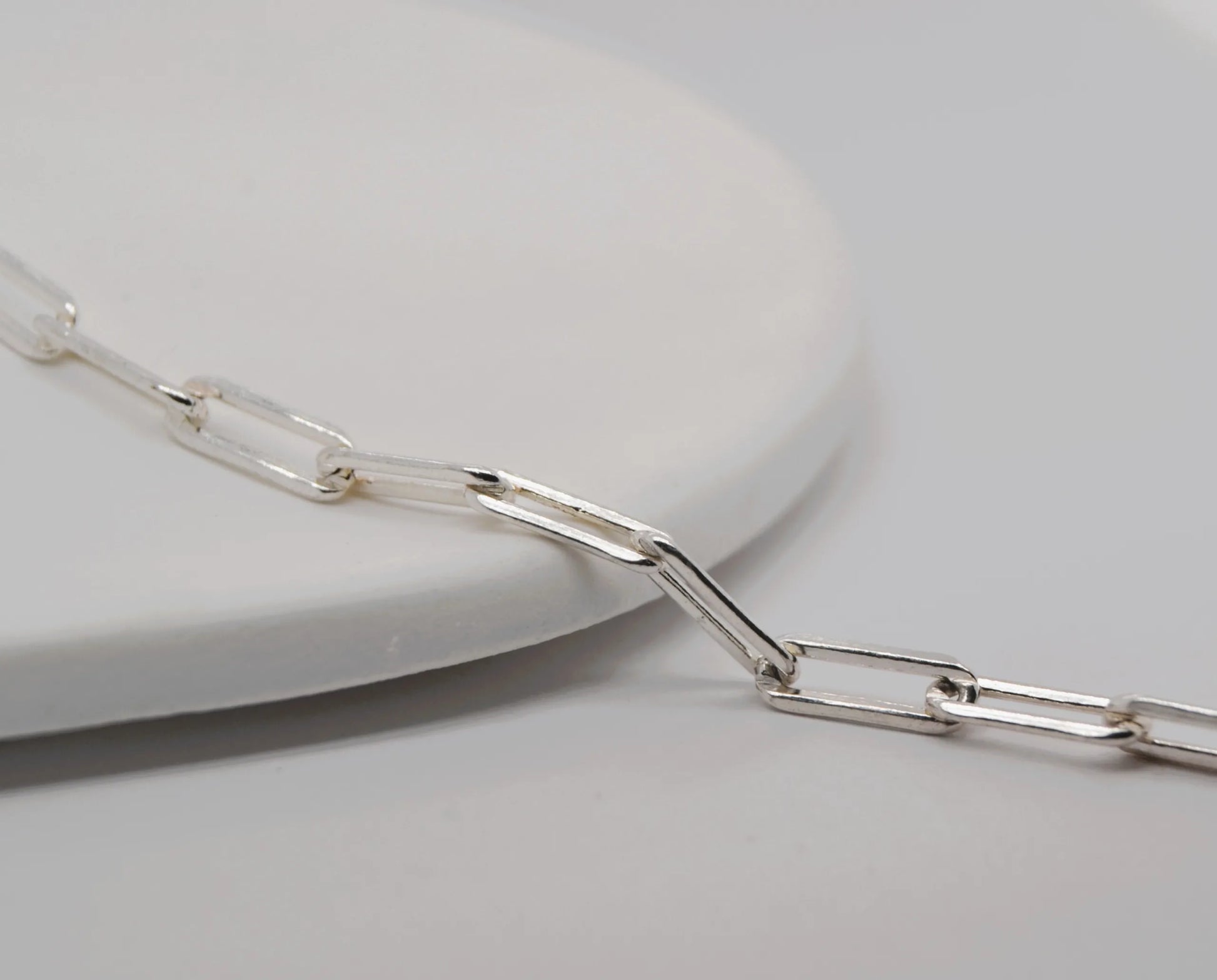 Paperclip Chain 925 Sterling Silver