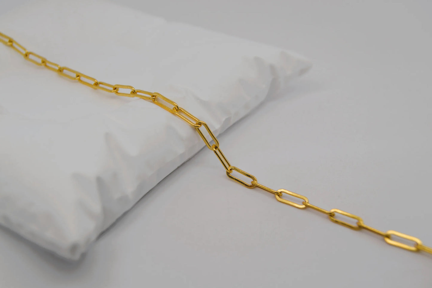 Paperclip Gold Filled Chain
