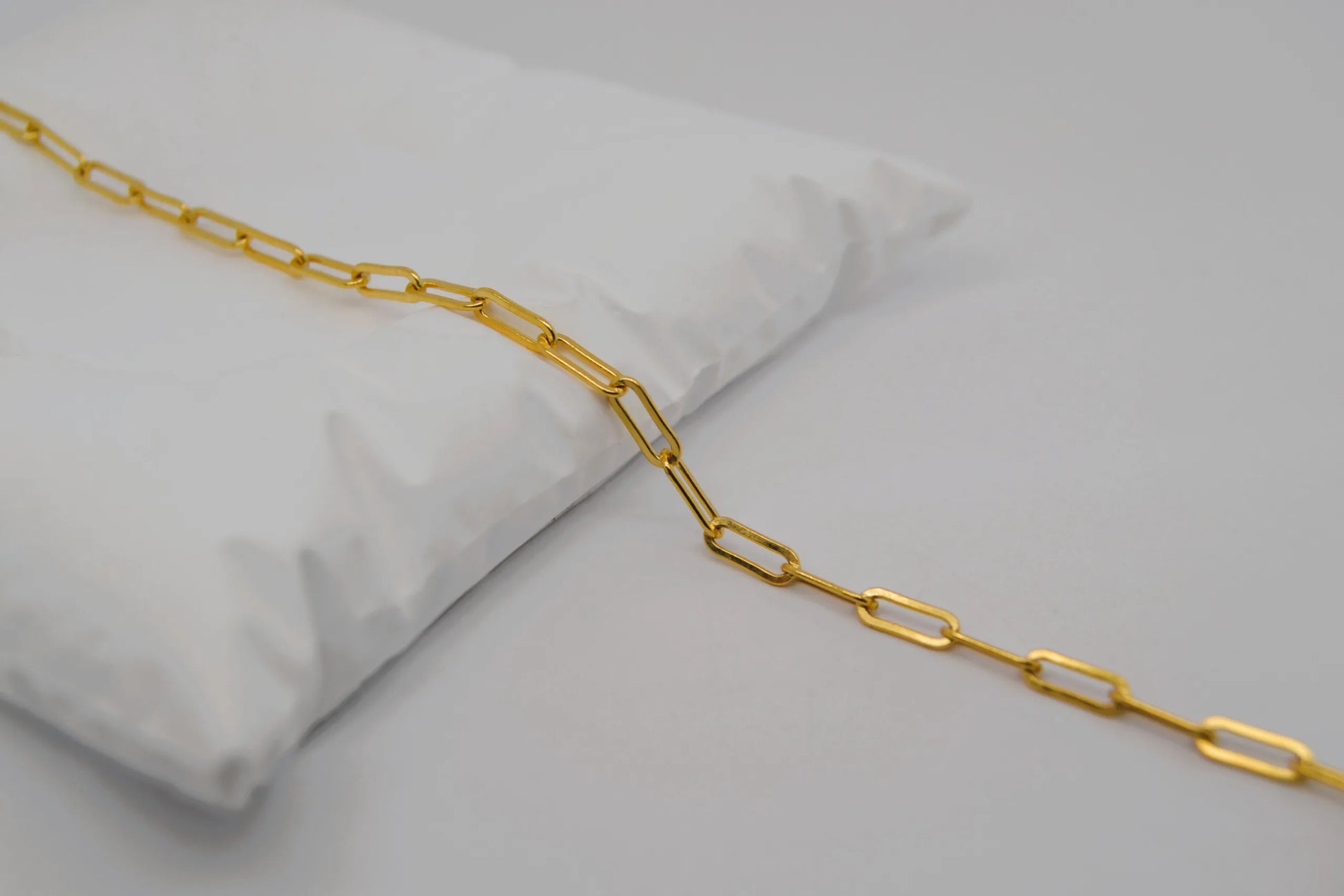 Paperclip Gold Filled Chain