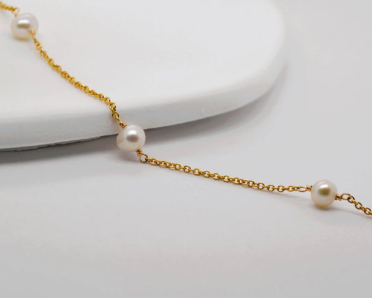 Gold Filled Pearl Chain