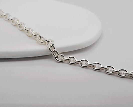 Large Cable Chain Silver