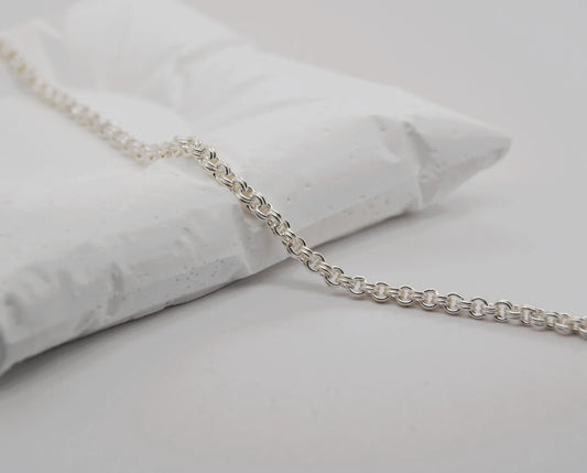 Medium Double Cable Silver Chain
