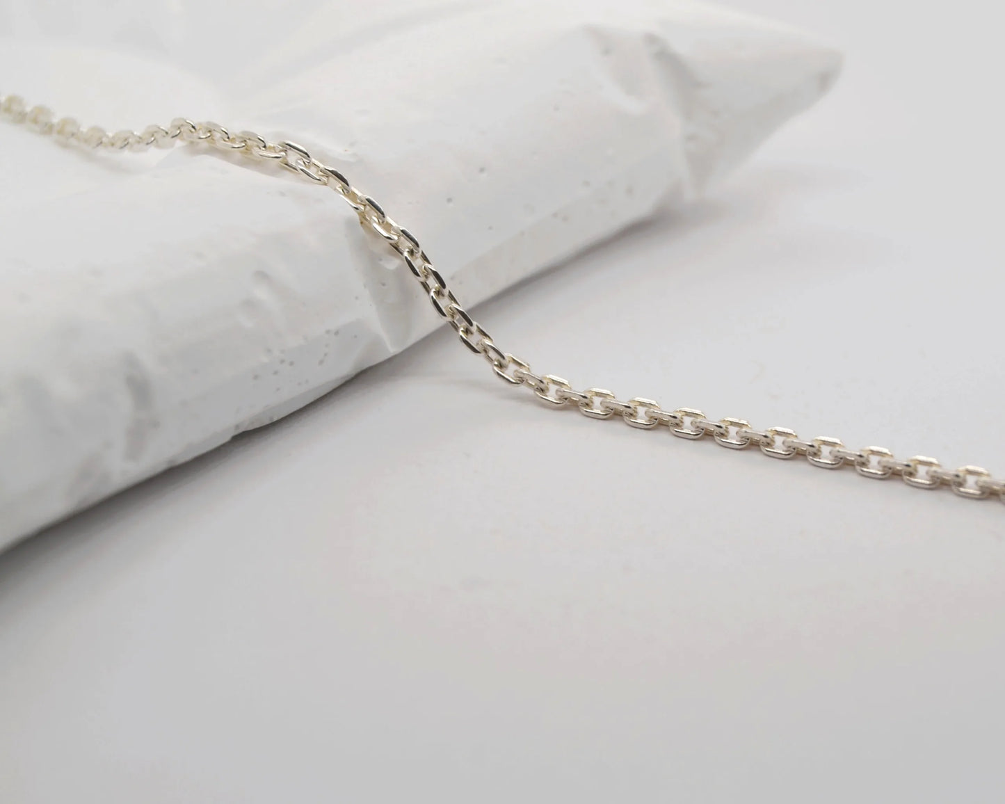 Cube Chain 925 Sterling Silver