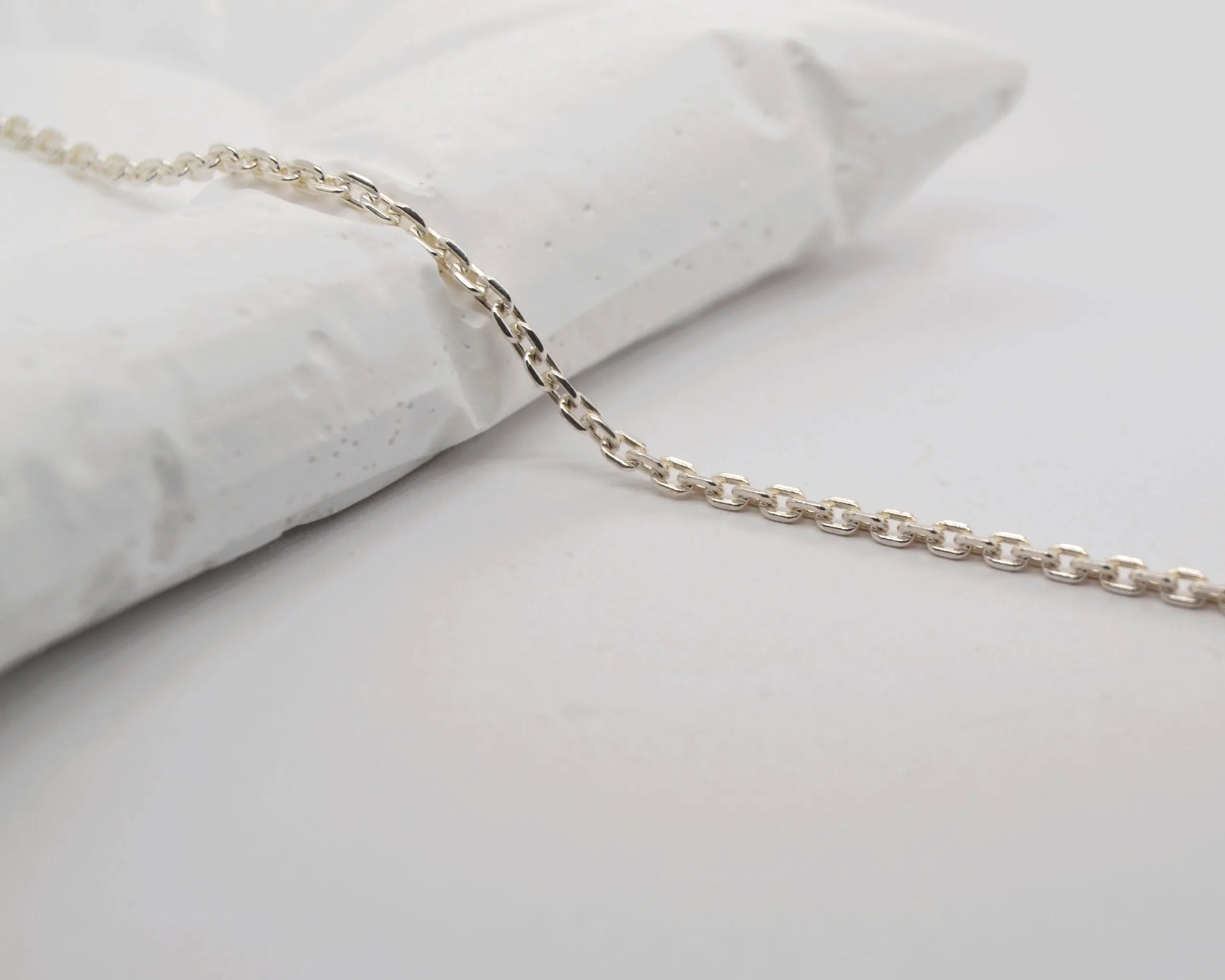 Cube Chain 925 Sterling Silver