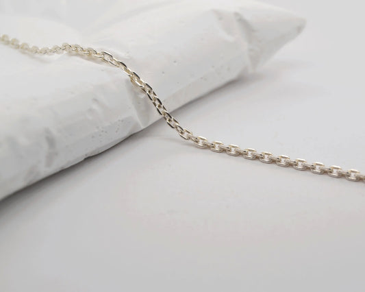 Cube Chain 925 Sterling Silver