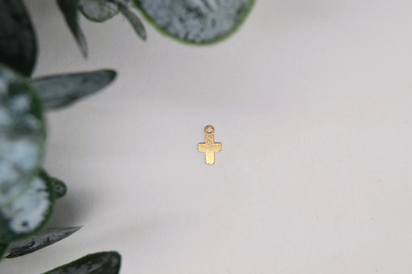 Small Hanging Gold Filled Cross