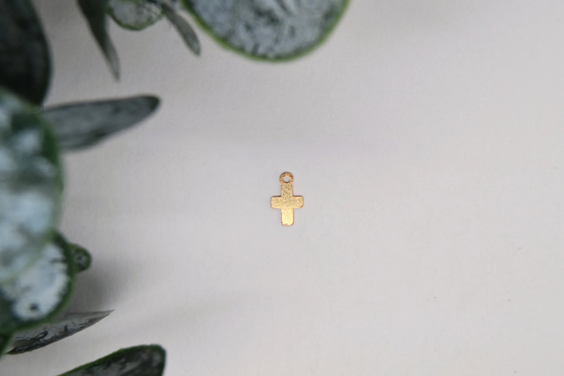 Small Hanging Gold Filled Cross