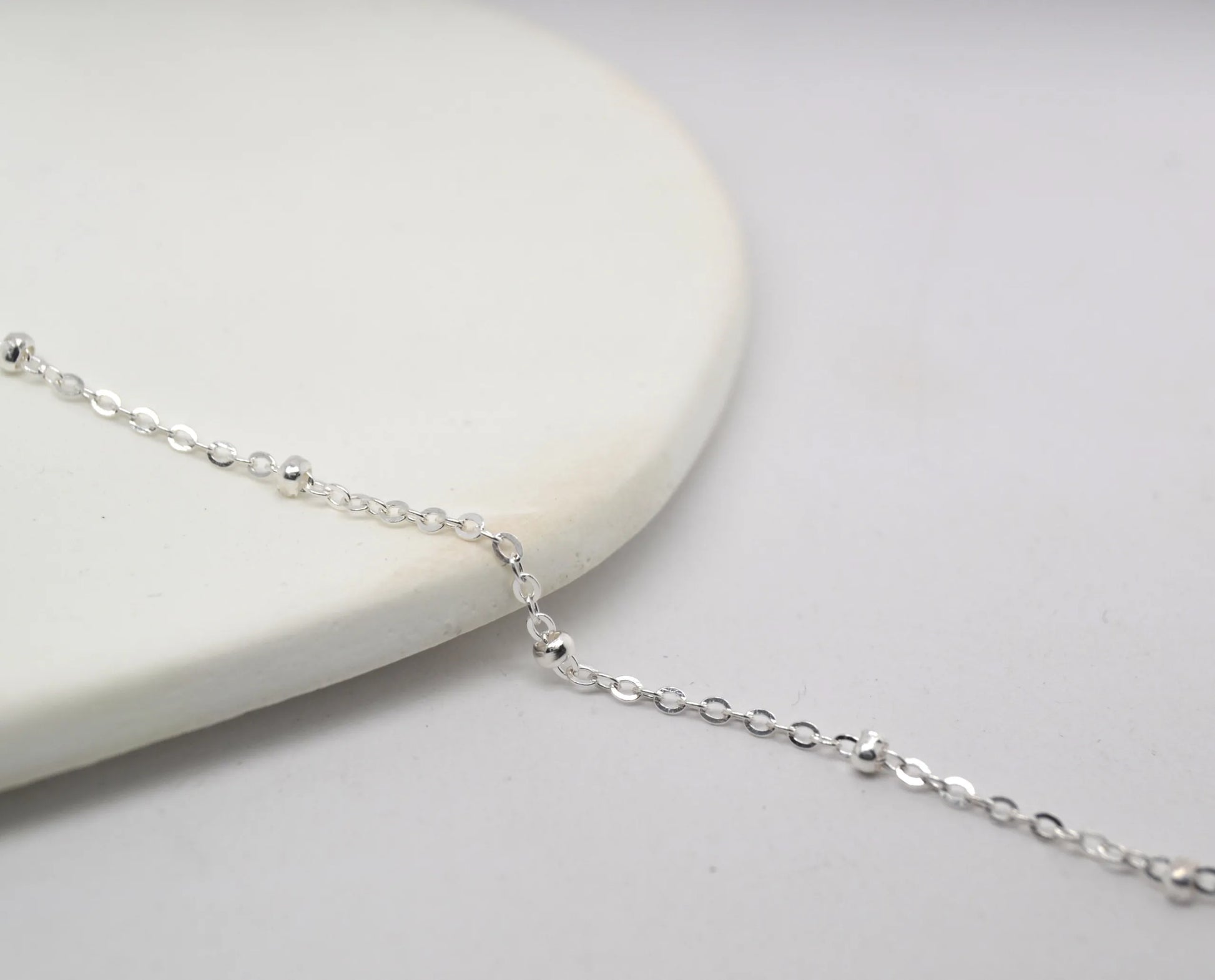 Satellite Silver Chain