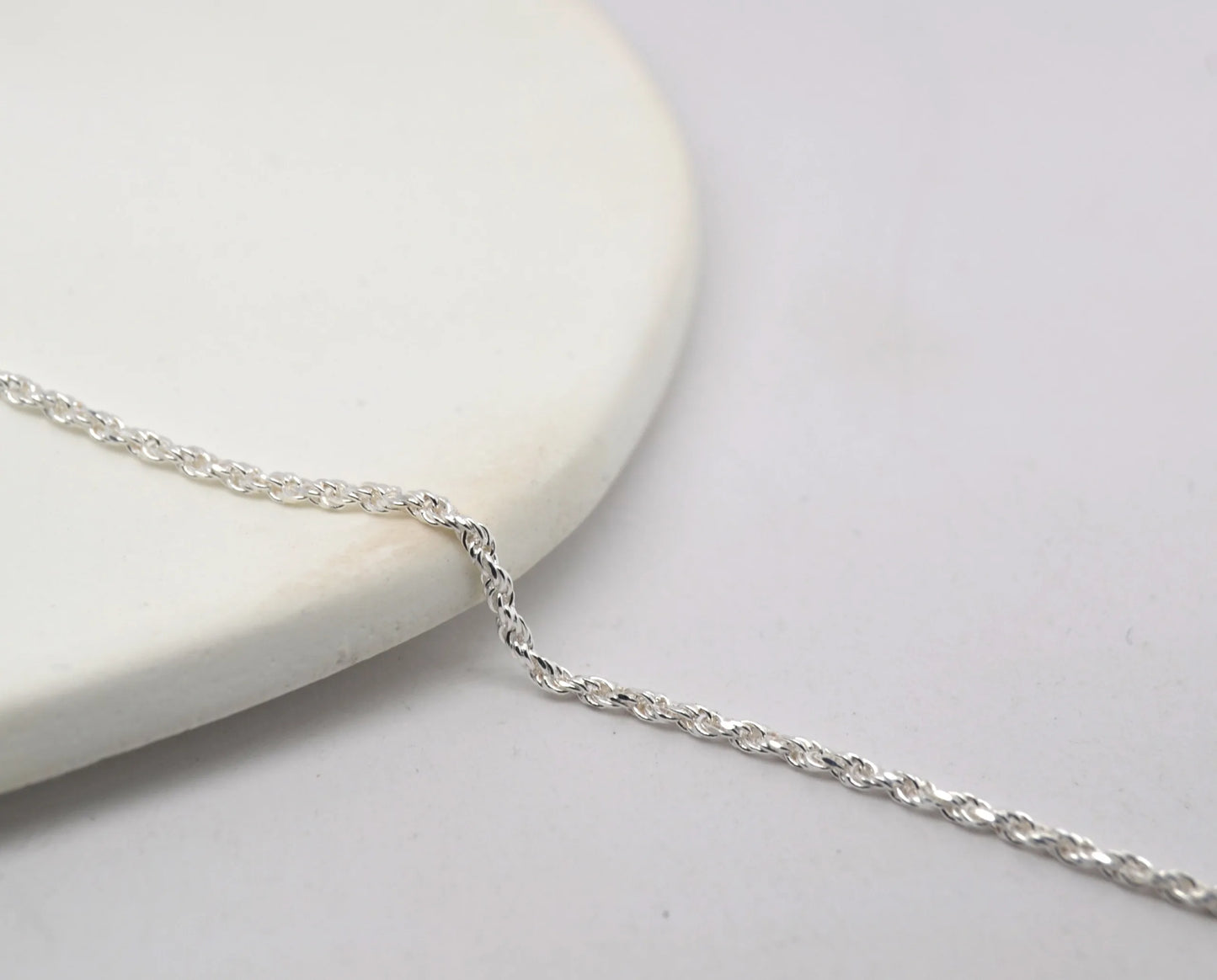 Tight Silver Rope Chain
