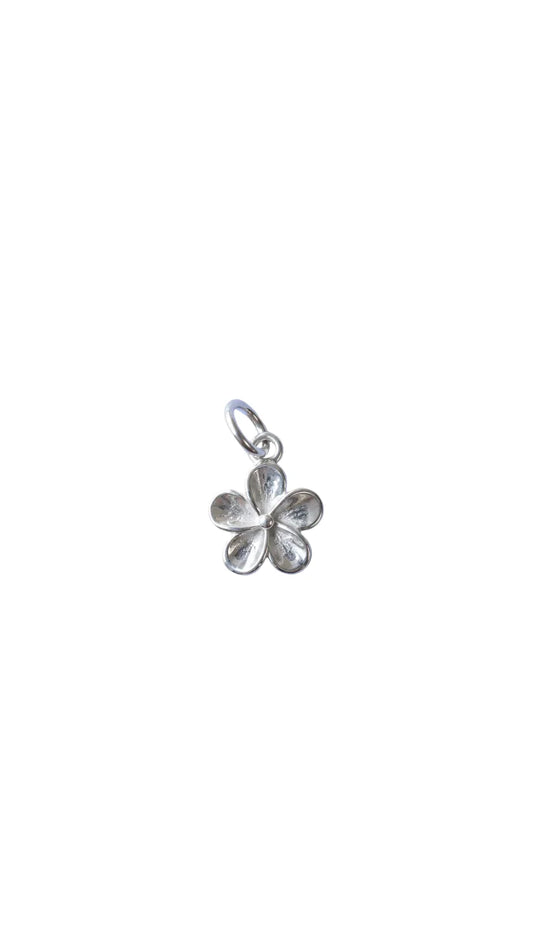 Sterling silver Bali flower charm
