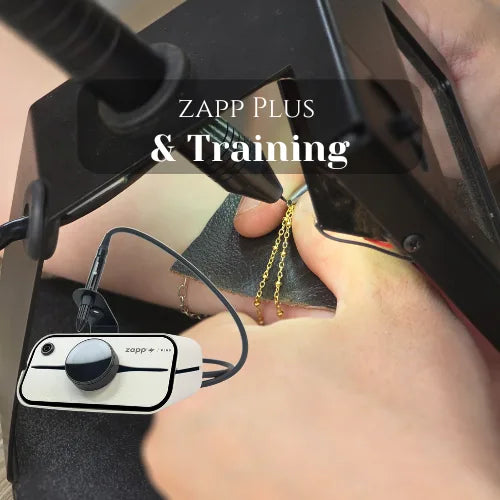TRAINING & ZAPP PLUS — MID-RANGE PERMANENT JEWELRY WELDER